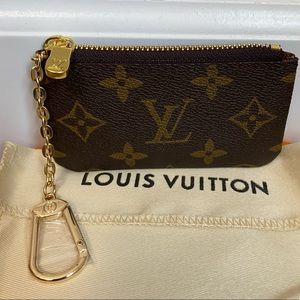 Monogram LV key pouch